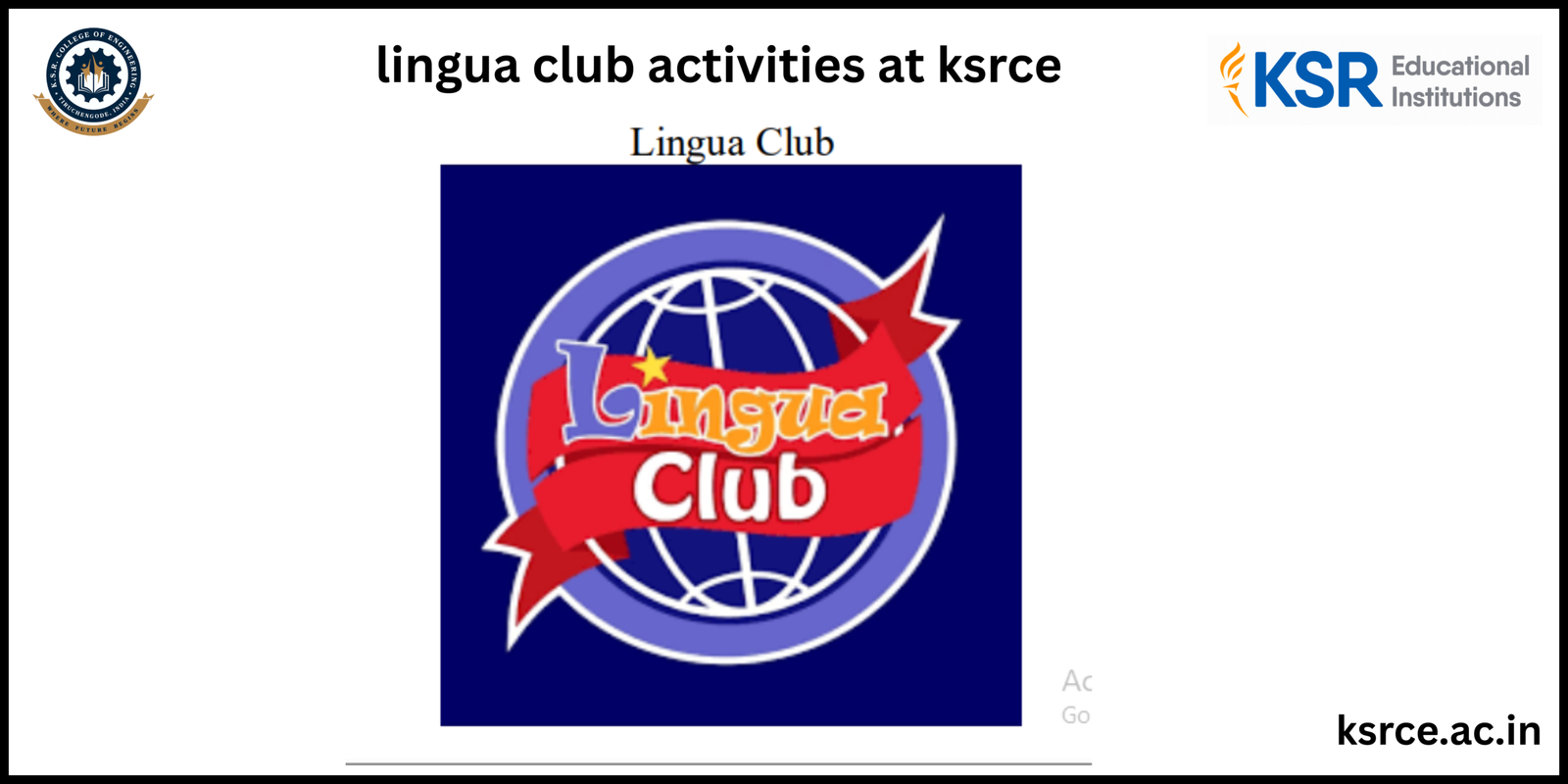 Lingua club activities at ksrce empowering confident communicators