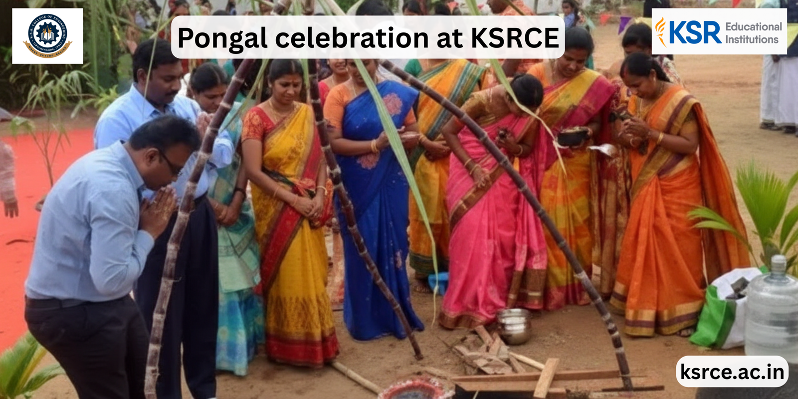 Pongal celebration at KSRCE: celebrating tradition gratitude & togetherness on campus