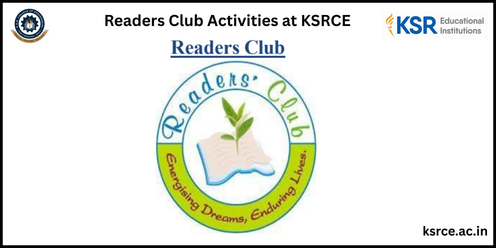 readers club activities at ksrce
