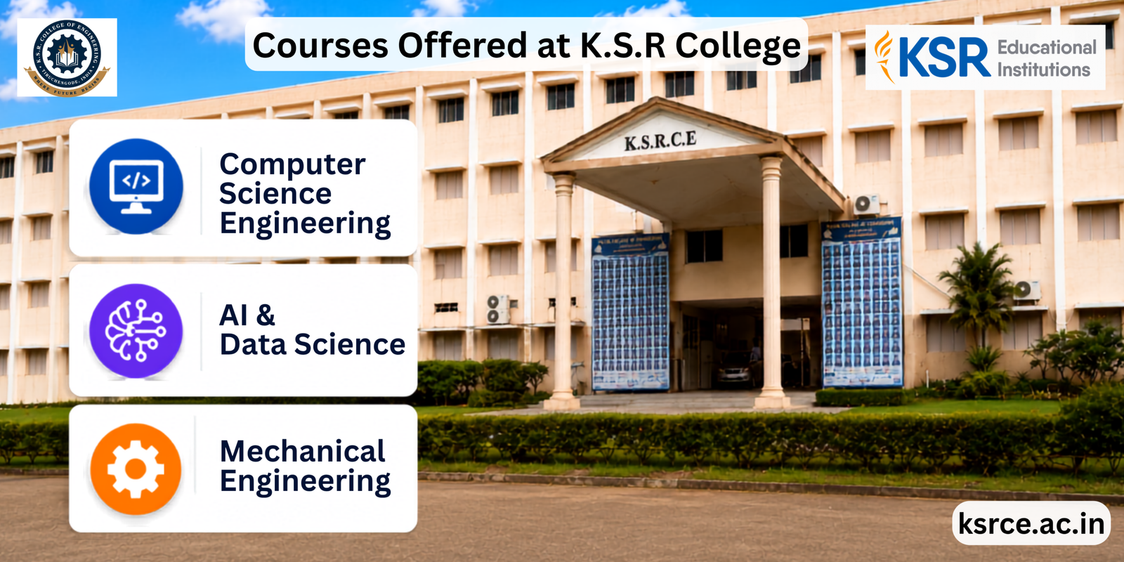 Courses Offered at K.S.R. College