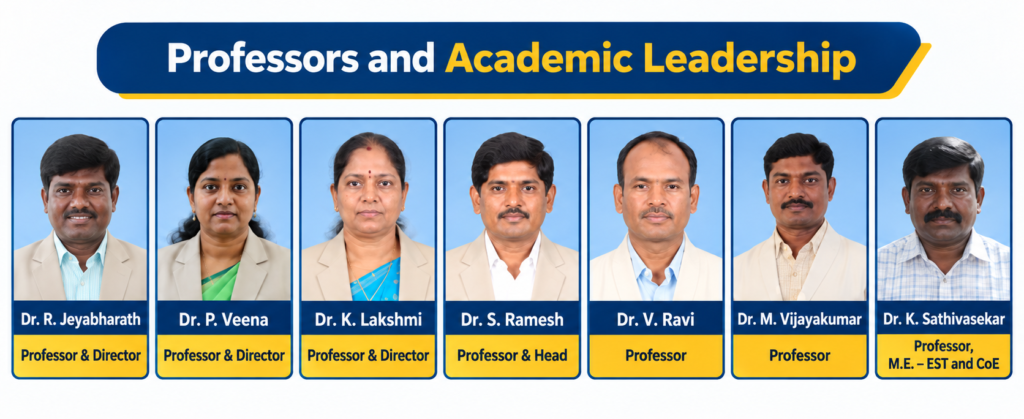 Professors and Academic Leadership