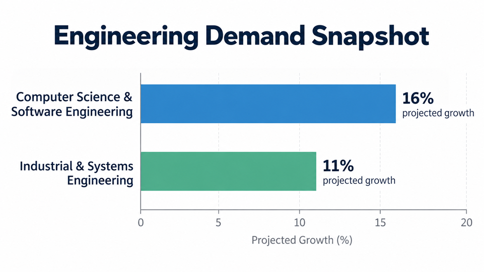 Top 10 Most In-Demand Engineering Specializations